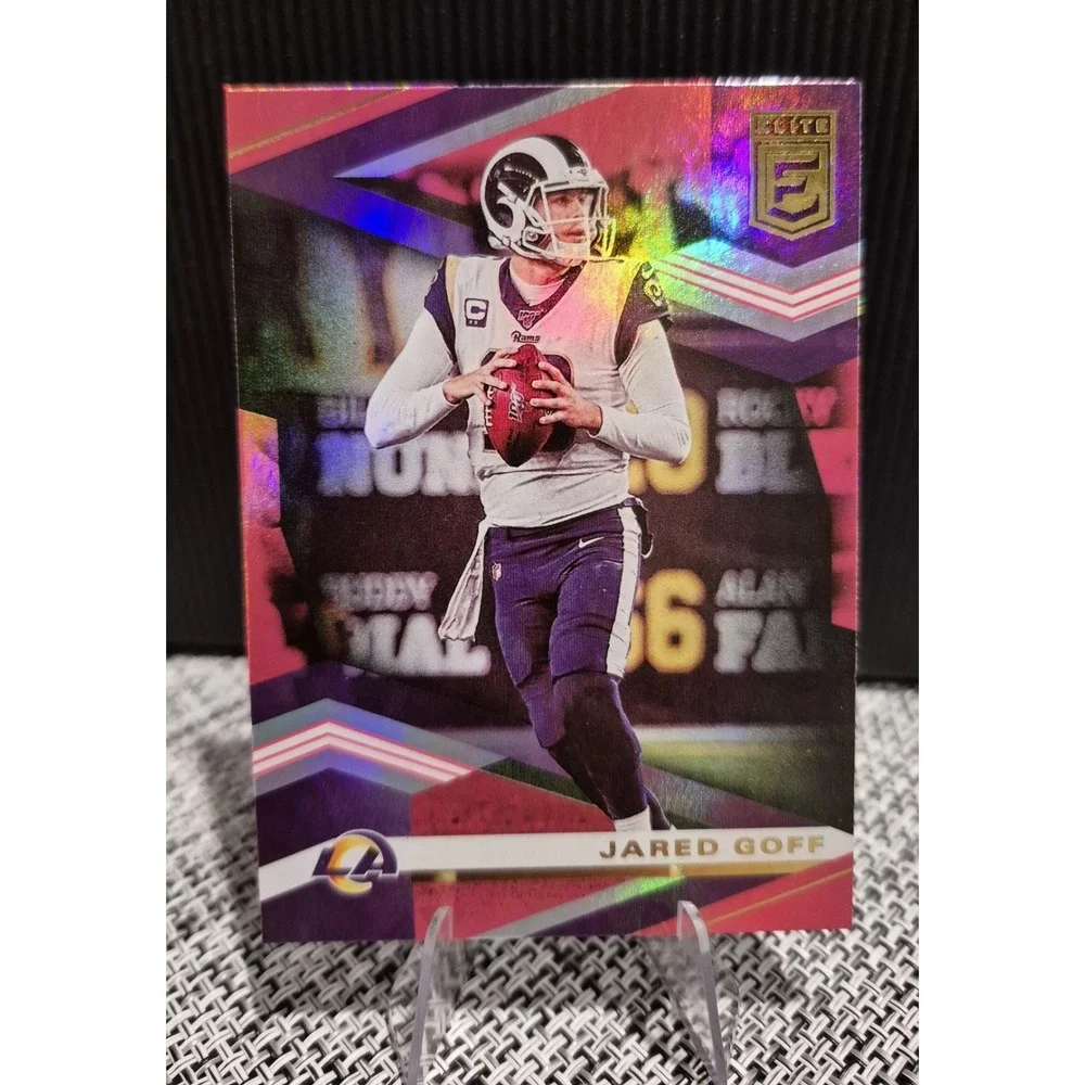 2020 Donruss Elite Jared Goff #89 Pink Foil  Los Angeles Rams/Detroit Lions